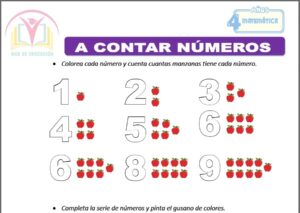 A contar números para cuatro años