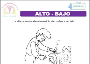 Alto - bajo para cuatro años