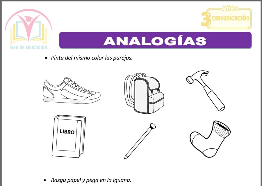 Analogías para tres años