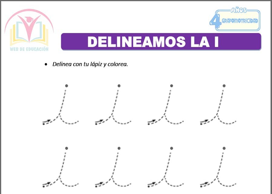 Delineamos la i para cuatro años