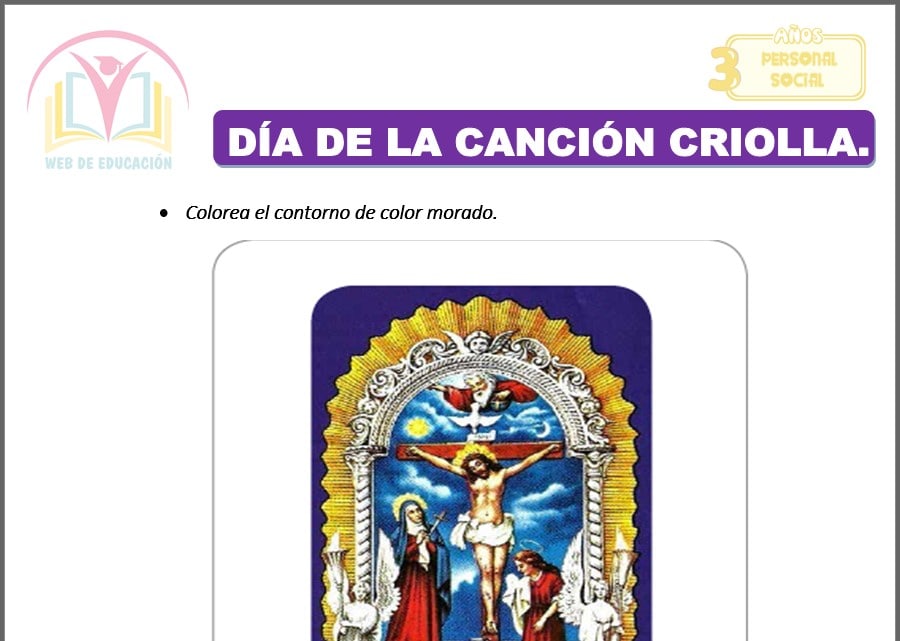 Día de la canción criolla para tres años