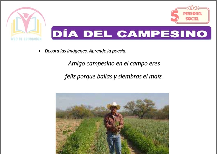 El día del Campesino para cinco años
