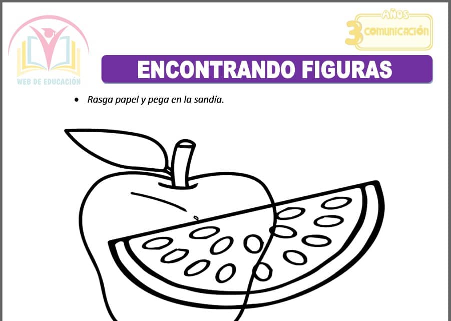 Encontrando figuras para tres años