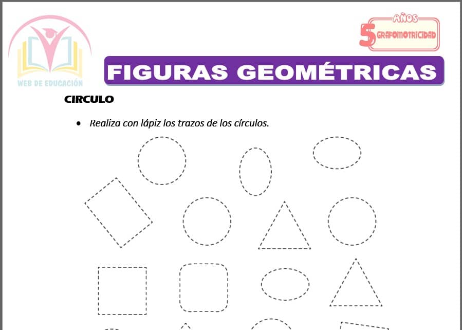 Figuras geométricas para cinco años