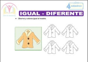 Igual - diferente para cuatro años