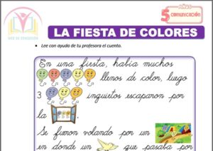 La fiesta de colores para cinco años