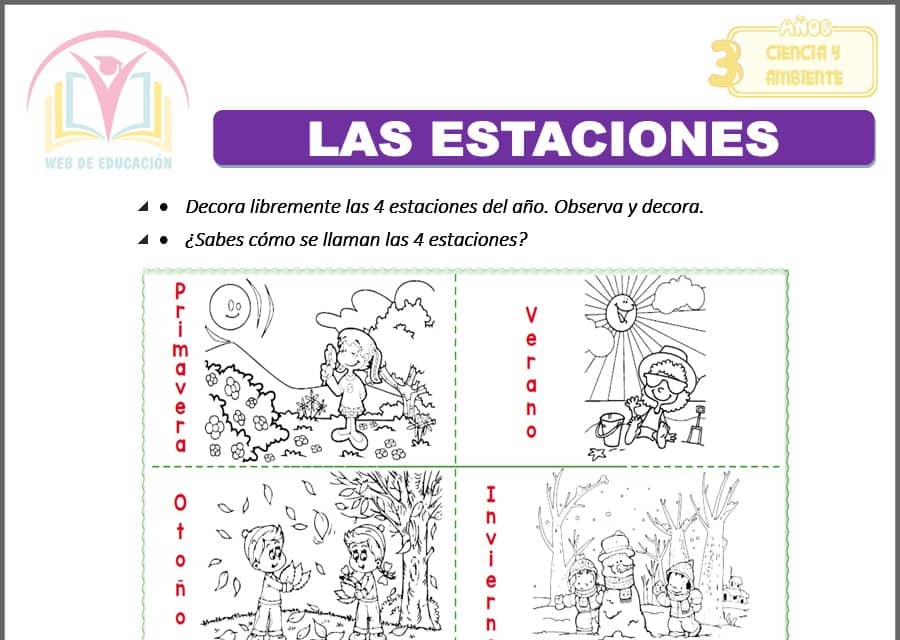 Las estaciones para tres años