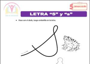 Letra “S” y “s” para cinco años