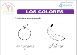Los colores para cuatro años