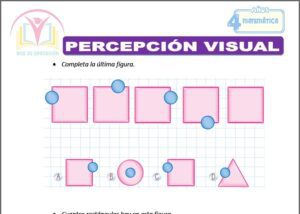 Percepción visual para cuatro años
