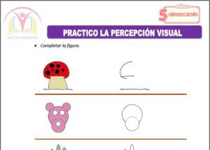 Practico la percepción visual para cinco años