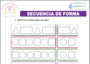 Secuencia de forma para cuatro años