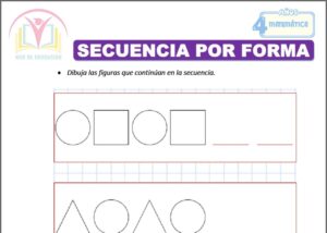 Secuencia por forma para cuatro años