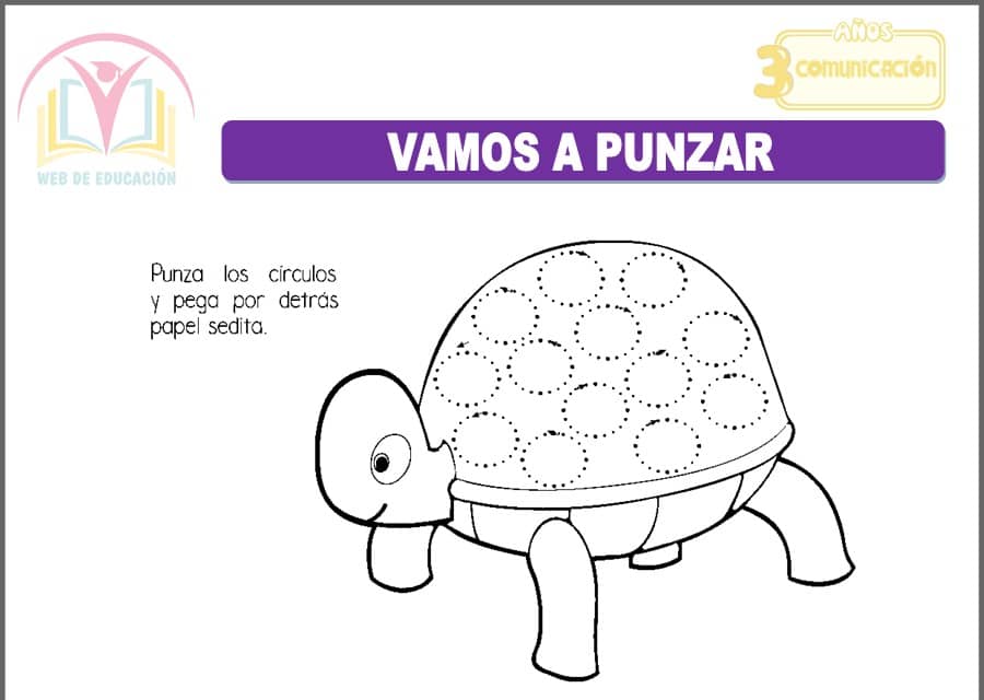 Vamos a punzar para tres años