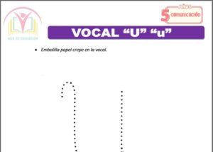 Vocal “U” “u” para cinco años