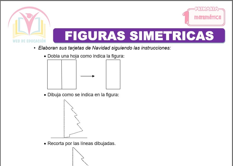 Figuras simétricas para primero de primaria