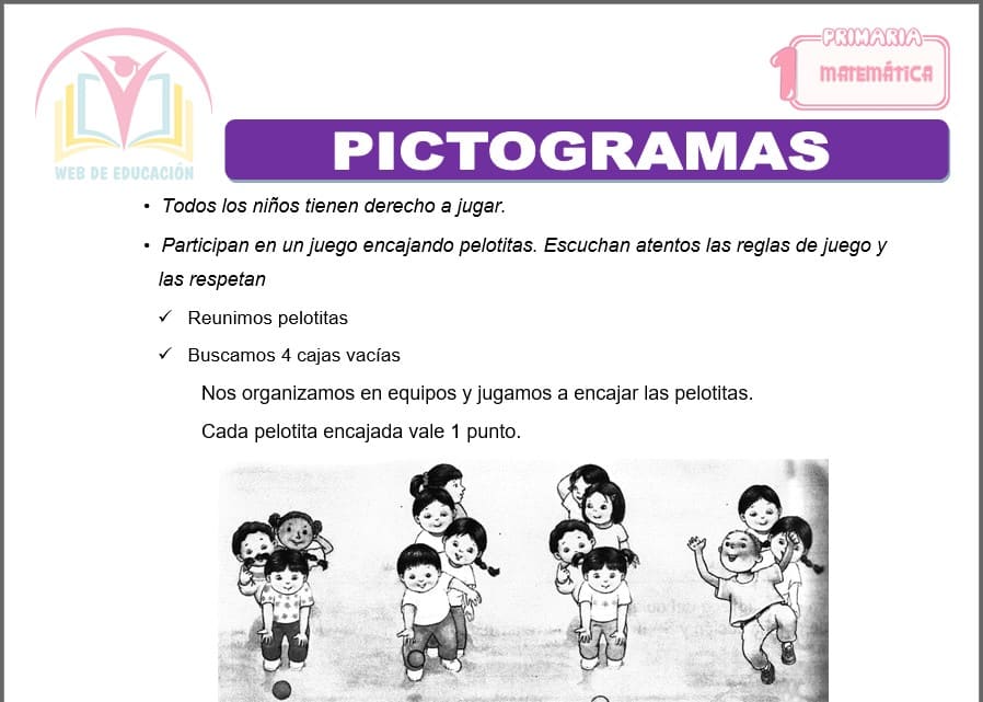 Pictogramas para primero de primaria